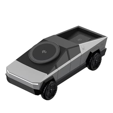 QI2 15W 3 in 1 Magnetic Fast Wireless Charger Phone Stand for Cybertruck iPhone 17 16 Pro Max Apple & Samsung Watch Airpods Pro(QI2 Gray)