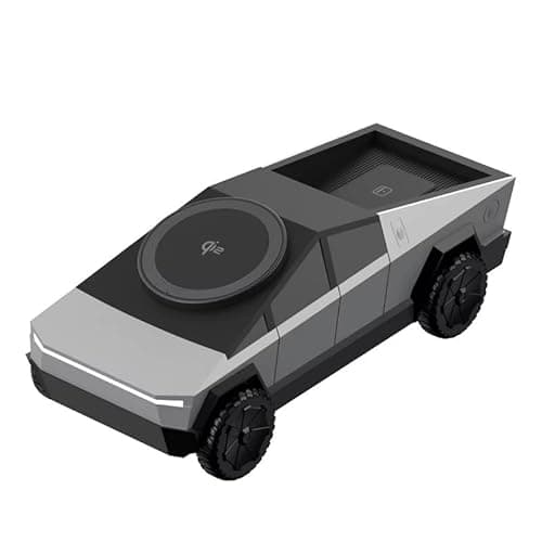 QI2 15W 3 in 1 Magnetic Fast Wireless Charger Phone Stand for Cybertruck iPhone 17 16 Pro Max Apple & Samsung Watch Airpods Pro(QI2 Gray)