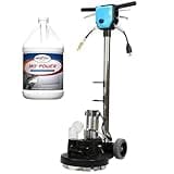 Mytee T-REX Jr. Total Rotary Carpet Extractor with 12" Cleaning Path, Adjustable RPM Motor + BULK Carpet Extractor Cleaner (Makes 128 Gallons) – Professional Rotary Carpet Cleaning Bundle