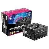 MSI MPG A850GS PCIE5, Fully Modular Gaming 850W Power Supply, 80+ Gold, Dual 12V-2x6 Cables, Server-Grade Capacitor, ATX 3.1 & PCIe 5.1 Ready, Low-Noise, Semi Digital, 10 Year Warranty