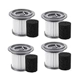 Citivisoivd Replacement HEPA Filter Compatible With MHRMHR KP1108/AIRDIYA P1/VG3/Bieiao Cordless Vacuum Cleaner Washable Filters With Sponge For Efficient Dust Capture—4pack
