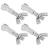 TOBBOMEY 4pcs Hacksaw Fastenings Bolt: Hacksaw Replacement Parts for Cutting Tools and Metalworking Use - DIY Hardware Projects Bow Saw Repair