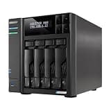 Asustor Lockerstor 4 Gen2+ AS6704T v2 4 Bay NAS, Intel Quad-Core CPU, Dual 5GbE Ports, 4GB DDR4, 4 M.2 SSD Slots, HDMI, Plex Media Server, Video Editing, Creator, Network Attached Storage (Diskless)