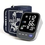 Lineshare Blood Pressure Monitor for Home Use, Large LED Display BP Machine with Adjustable Cuff Fits 8.7"–16.5" Arms, 2-User 240 Memory, USB-C or Battery Powered