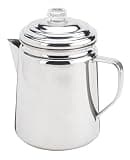 Coleman Stainless Steel Coffee Percolator, 12-Cup Capacity Durable Outdoor Coffee Maker for Camping, Backpacking, RV, Stovetop, Campfire, & More, No Filters Needed
