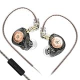 KZ EDX Pro in Ear Monitor Headphones KZ IEM Earphones Dual DD HiFi Stereo Sound Stage Earphones Wired Noise Cancelling Gaming Earbuds for Musicians Singer Audiophiles