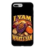 I Yam What I Yam Bootleg Meme Ube Pun Purple Yam Dad Joke Case for iPhone 7 Plus/8 Plus