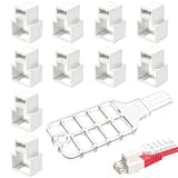 RJ45 Cable Lock - RJ45 Network Cable Lock - Dust Cover with 1 Key, for Home School Lab Workplace Conference Room Laptop Computer Router