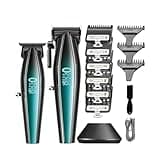 DAXXIN Hair Cutting Tool, 2PCS Professional Barber Trimmer Cordless Hair Cutting Machine 9000 RPM Hair Trimmer for Men