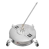 Generic 16.5 Inch Pressure Washer Surface Cleaner High Efficiency Stainless Steel Power Washer for Driveways Patios