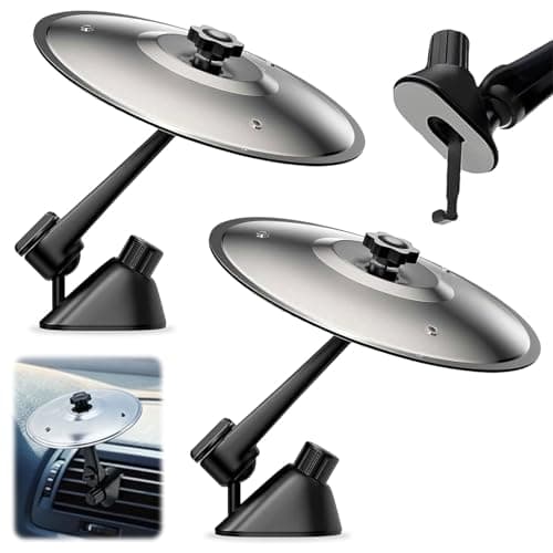Car Crash Cymbals, Pack of 2 Car Crash Cymbals, Drum Cymbals, Car Drums, Air Vent Mini Drum Cymbals for Car, Vehicles Interior Decoration
