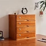 ntumLeap Multi-Tier Desk with Lockable Drawers,Wooden File Cabinet,1/2/3/4 Levels,Office Drawer Storage Solution,Space-Saving Desktop File Holder,C-4 Drawer