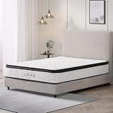 LPLEA 12 Inch King Plus Hybrid Mattress, Memory Foam & Pocket Springs, Motion Isolation, Edge Support, Pressure Relief, Breathable Cover