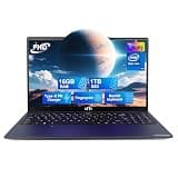 NIMO 15.6 IPS-FHD-Laptop, 16GB RAM 1TB SSD Intel Pentium Quad Core, Backlit Keyboard Fingerprint (Beat to i3-1115G4 Up to 3.4GHz) Computer for Student-Home WiFi 6 BT5.2 Win 11