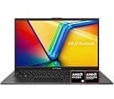ASUS Vivobook Go 15.6” FHD Laptop for Students and Home Office, AMD Ryzen 5 40 Processor, 8GB DDR5 RAM, 256GB SSD, Wi-Fi 6, Windows 11 with Office 365 for The Web, Mixed Black