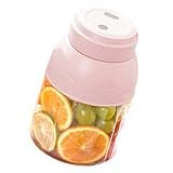 800ML Portable Smoothie Blender 18000 RPM High Speed Personal Mixing Cup Wireless Cordless Juicing Tool with Two Interchangeable Lids 1300mAh Rechargeable Battery 50W Desk Blender for Kitchen Gym