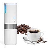 OISNGWNG 200ml Electric Coffee Machine Portable Capsule Maker with Built-in Filter Handheld Grinder