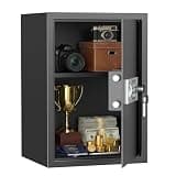 Safe for Home, 1.92 Cubic Feet Lock Box with Digital Keypad, Large Safe Box for Money and Jewelry, Safety Box for Documents, Office, Hotel, and Personal Use, 13.8"W x 12.2"D x 19.7"H