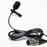 Replacement Lavalier Microphone Compatible with AKG Wireless Bodypacks–Condenser Lapel Mic with TA3F Mini 3-Pin Connector for AKG Bodypacks Transmitters for Singers, Speakers,Performers