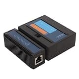 Omquot Network Cable Tester, Effective Fault Diagnosis for Internet Phone, Portable RJ45 RJ11 Line Detector for Office
