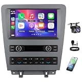 Car Radio Stereo for Ford Mustang 2011, 9 inch Touch Screen Stereo with Wireless Carplay/Android Auto,4 Core 64G ROM, EQ DSP, Bluetooth, FM/RDS Radio and AHD Backup Camera