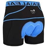 baleaf Men's 3D Padded Bike Shorts Cycling Underwear MTB Liner Road Biking Bicycle Clothes Blue M