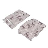 Omquot Kids Dining Chair Cushion Lightweight Portable Kids Easy Install Home Travel Nylon Fabric PP Cotton 41x26cm (Style 1)