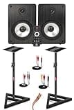 SODEF Studio Monitor Speakers 5 Inch with Adjustable Height Stands, Reference Monitors, Nearfield Speakers, Home Recording Studio