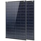 400 watt Solar Panel,2pcs Solar Panels 200 Watt N-Type for 12V/24V Systems 16BB 25.6% High-Efficiency,IP68 Waterproof PV Module Power Charger for RV Marine Cabin Roof Home Farm Battery
