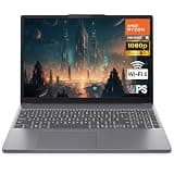 Lenovo Gaming Laptop, AMD 6-core Ryzen 5 7535HS, 16GB DDR5 RAM, 1TB PCIe SSD, Radeon 660M Graphics, 15" FHD IPS Display, Copilot AI Assistant PC, Bluetooth 5.3, Wi-Fi 6, Moonlight Grey Windows 11 Home