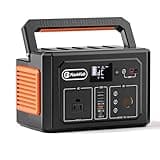 Flashfish Portable Power Station, Electric Generator 400Wh/109200mAh with Pure Sine Wave AC 400W(Surge 800W), 9 Outputs, Backup Battery Pack for Home, Camping, CPAP, Emergency Power Supply