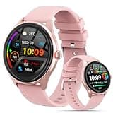 DIVOAZBVO Smart Watch for Men, 1.39" HD Touchscreen Smartwatch with 120 Sports Modes, Alexa Built-in, Heart Rate/Sleep Monitor, Bluetooth Call & Music Control Fitness Watch for iPhone/Android (Pink)