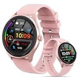 DIVOAZBVO Smart Watch for Men, 1.39" HD Touchscreen Smartwatch with 120 Sports Modes, Alexa Built-in, Heart Rate/Sleep Monitor, Bluetooth Call & Music Control Fitness Watch for iPhone/Android (Pink)