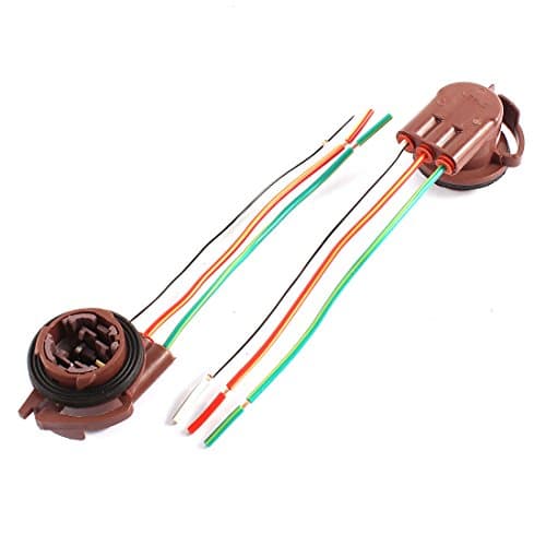 Ruilogod Car 3157 Type Turn Signal Light Base 2 Pcs