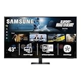 Samsung 43” Smart Monitor M7 (M70F) 4K UHD Display, Samsung Vision AI, Smart TV Apps, Gaming Hub, USB-C, HDMI and USB-A, Black, LS43FM702UNXZA, 2025