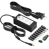 POWSEED Universal AC Adapter 45W 5V 6V 7.5V 9V 12V 13.5V 15V DC Power Supply 1A 2A 3A for Household Electronics Routers CCTV IP Cameras Speaker LED Strips, 5FT Charger Cord