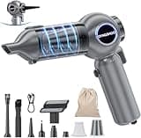 Brushless Handheld Car Vacuum (Equipped with a one-Touch Window Breaker and Seatbelt Cutter )25000Pa Ultra-Strong Suction Ultra-Lightweight Mini Portable Vacuum Cleaner ,For Car ,Home, Office