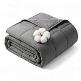Weighted Blanket 15-pounds 48 x 72 - Adults Cooling Heavy Twin Size Blankets for All-Seasons Sleeping, Soft & Breathable with Premium Glass Beads, Machine Washable