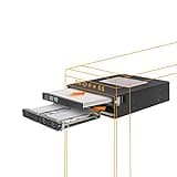 ICY DOCK Full Metal 2 Bay 2.5" SAS/SATA HDD & SSD Backplane Cage with Slim ODD Tray for External 5.25" Bay | ToughArmor MB994IPO-3SB