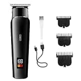 DAXXIN Hair Clippers, LED Barber Machines Rechargeable Hair Trimmer USB Low Noise Professional Cordless Portable Men's Hair Cut Clipper
