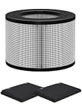 AirLala Replacement Filter Set for Honeywell 24000 24500 50250-S Air Purifier (1 Main Filter + 4 Pre-Filter Cotton)