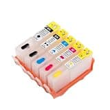 Compatible with Refillable Ink Cartridge Compatible with Printer Supplies Photosmart 6510 6512 6515 6520 6525 7510 7515 7520 B010a B110a B209a C310c C510a for Part Number 364(Empty 4PCS)