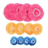 Sosoport 96pcs Fire Alarm Covers Elastic Plastic Dust Protection Round Disposable and Reusable Covers for Ceiling Alarms and Fire Sensors for Renovation and Construction Use