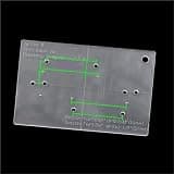 4mm Thick Transparent Acrylic Routing Template For Electric Guitar And Bridges Guitar Tool Kit(G2735-9)