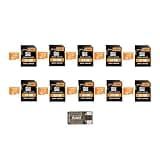 Spypoint MicroSD-32GB Memory Card (10-Pack) with Reader Bundle (11 Items)