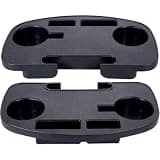 2026 New 2Pack Zero Gravity Chair Cup Holder for Zero Gravity Chair,Version Cup Holder, Universal Clip On Chair Table with Mobile Device Slot and Snack Tray/Black