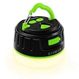 Yonktoo Rechargeable Camping Lantern with 6400mAh Battery, 300 Hour Runtime, 5 Light Modes, Adjustable Brightness, Waterproof, Hook & Magnetic Base, Battery Operated for Camping & Power Outages