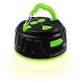 Yonktoo Rechargeable Camping Lantern with 6400mAh Battery, 300 Hour Runtime, 5 Light Modes, Adjustable Brightness, Waterproof, Hook & Magnetic Base, Battery Operated for Camping & Power Outages