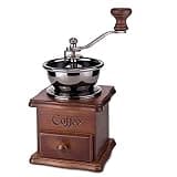OISNGWNG Solid Wood Hand Coffee Grinder Retro Design Family Mini Bean Manual Mill Maker Adjusted Thickness Kitchen