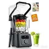 Professional Commercial Vacuum Blender with Quiet Shield, 3000W/4HP Peak Power, 56oz Eastman Tritan Cup for Smoothie, Nut Milk, Hot Soup, Self-Clean, 5-Year Full Warranty, Graphite Gray